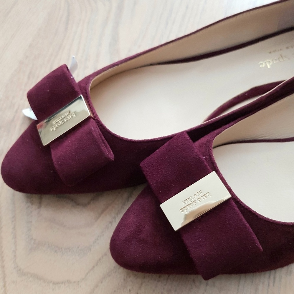 Kate Spade Suede Flats